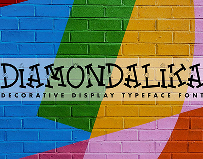 Diamondalika - Decorative Display Font