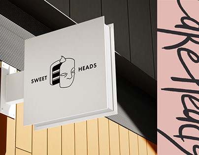 SWEET HEADS bakery I Logo and Poster Design