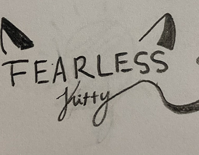 Fearless Kitty Logo Designing