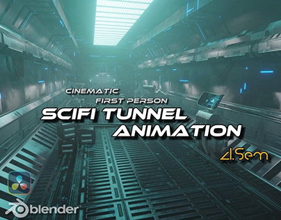 Project thumbnail - Scifi Tunnel Animation