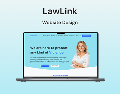 Law Link | Lawyer Website Landing page