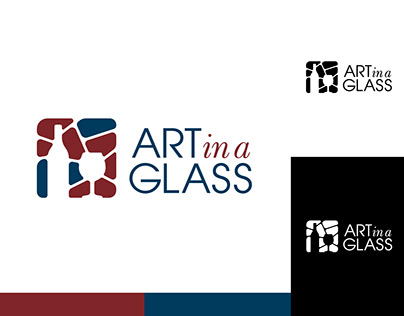 Art in a Glass Logo Concept