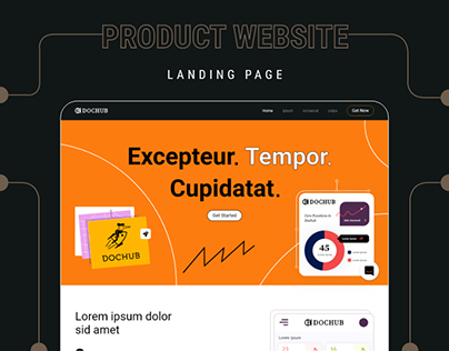 Product Website - Landing page