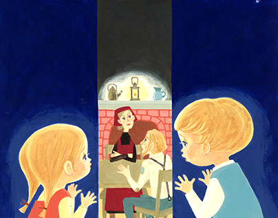 illustration works of "Hansel and Gretel "