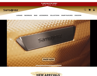 Samsonite Website Redesign