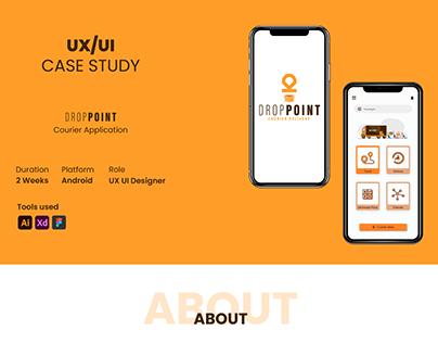 DROP POINT ( UI/UX Case Study) Mobile Application