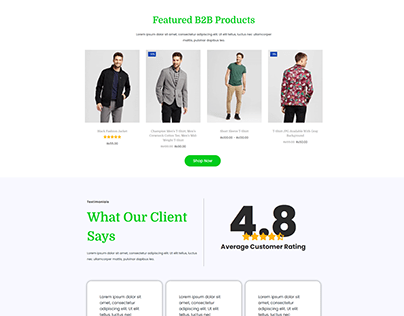 Ecommerce Website Design For Client