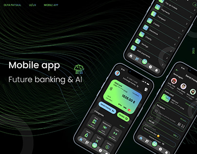 Finance & AI online banking mobile app | UI UX Design