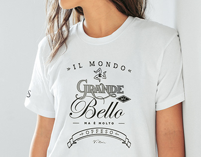 SICILIKE // Typographic t-shirt