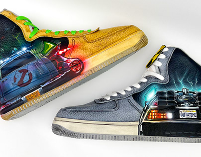 Custom Painted Nike AF1 Shoes on Behance