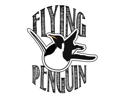 Flying Penguin Logo Design