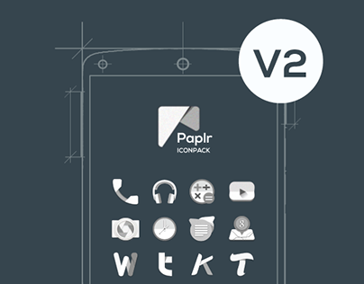 Paplr Android Icon pack
