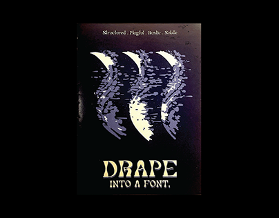 Booklet for 'Drape'