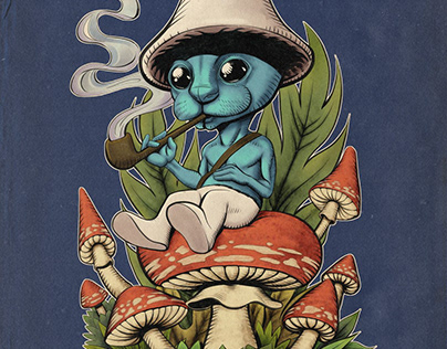 Smurfcat illustration