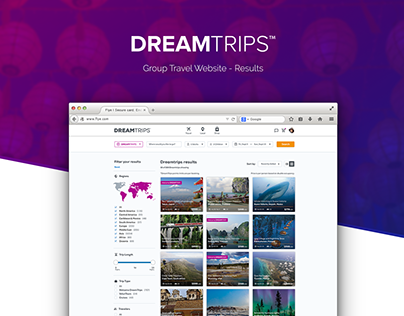 Travel Website Search Results