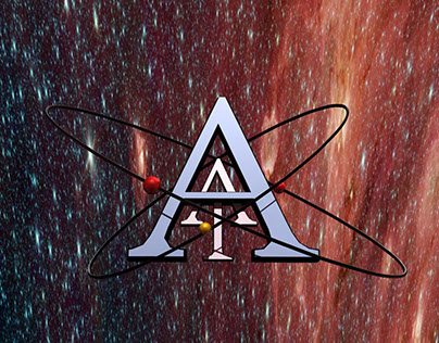 Aerospace Atom Technology. Logo