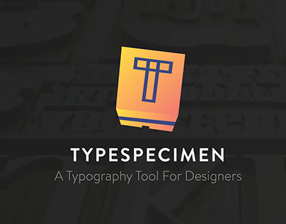 Typespecimen app