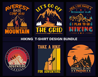 Hiking adventure t-shirt design