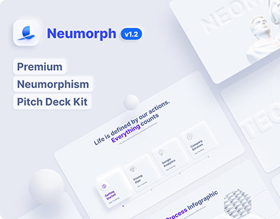 Neumorph Powerpoint Template
