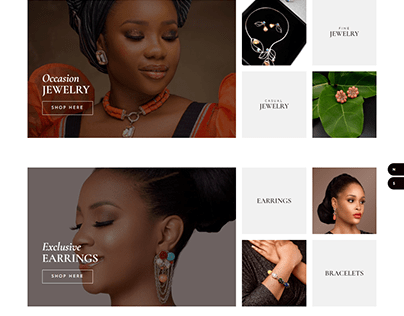 Hand made Jewelry Store - Website Design