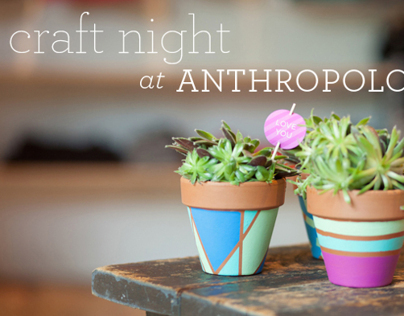 Anthropologie Craft Night