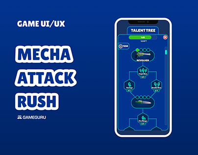 Mecha Attack Rush | Game UI/UX Design