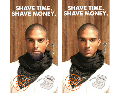 Dollar Shave Club interactive web ad