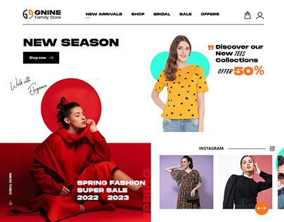 GNINE fashion store webstore