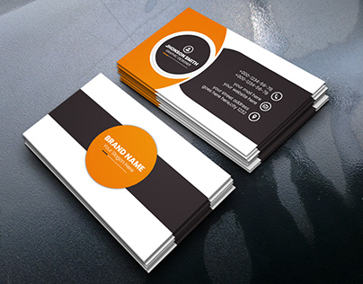 modern and simple business card design.