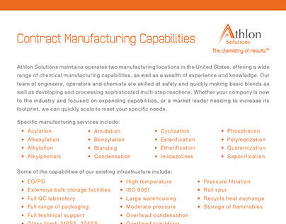 Contract Manufacturing Hand-out