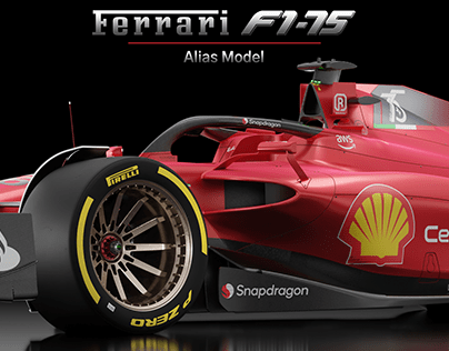 Ferrari F1-75 Autodesk Alias Model