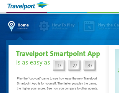 Travelport Game and Desktop Widget