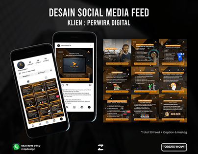 Social Media Feed Design - Perwira Digital