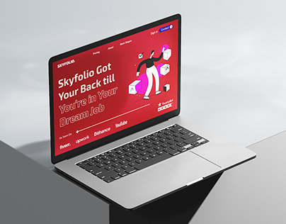 SKYFOLIO | Digital Agency website Design