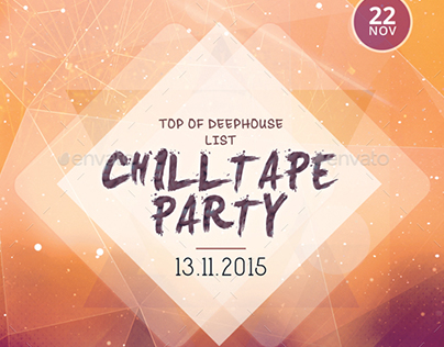 Chilltape Party - PSD Flyer