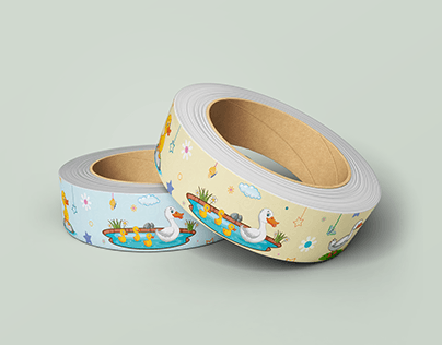 Cute Duck - Washi Tape Design