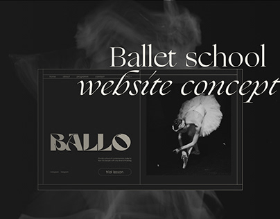 Ballet school | Landing page