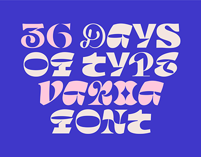 Varia Display – 36 Days of Type 2023 | Free Font