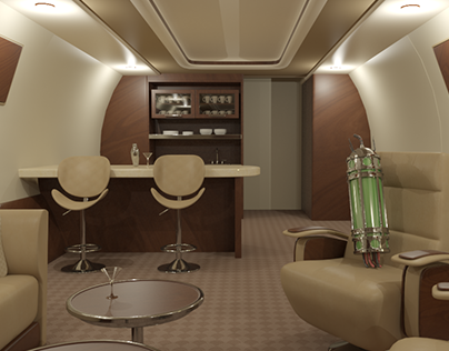 Luxury Jetliner Interior