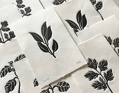 Herbs — Linoprints
