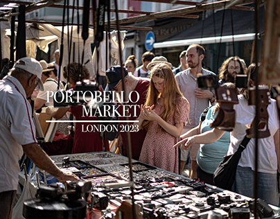 Markets: Portobello Market. London, 2023.