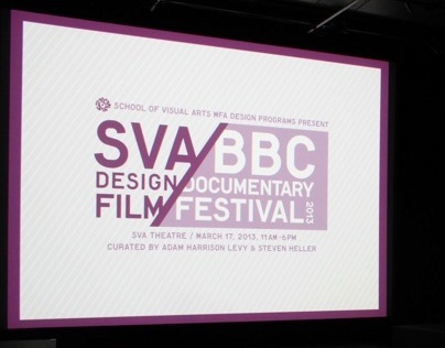 SVA/BBC Design Documentary Film Festival