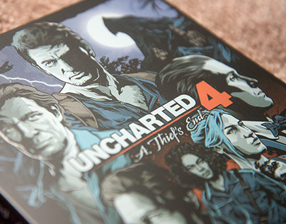 Uncharted 4 Steelbook Artwork