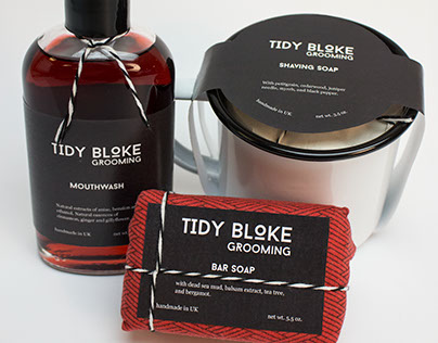 Tidy Bloke Grooming Kit Packaging