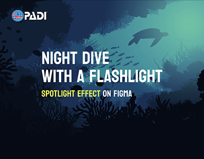 Night dive-Spotlight