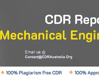 CDR Report For Mechanical Engineer