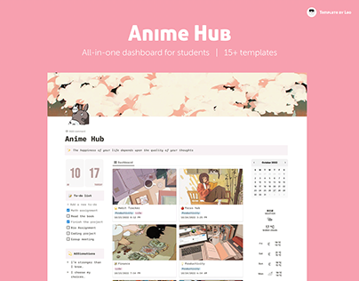 Anime Hub | Dashboard for students