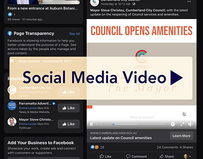 Cumberland Council Social Media Video