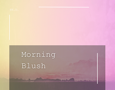 Morning Blush - Polaroid Project II