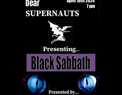 Gig Poster Black Sabbath